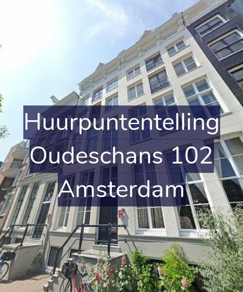 Foto gevel Huurpuntentelling voor Oudeschans 102, Amsterdam