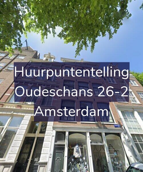 Foto gevel Huurpuntentelling voor Oudeschans 26-2, Amsterdam