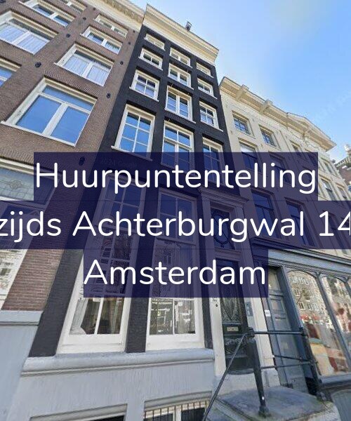 Foto gevel Huurpuntentelling voor Oudezijds Achterburgwal 149-HV, Amsterdam
