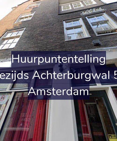 Foto gevel Huurpuntentelling voor Oudezijds Achterburgwal 58-B, Amsterdam