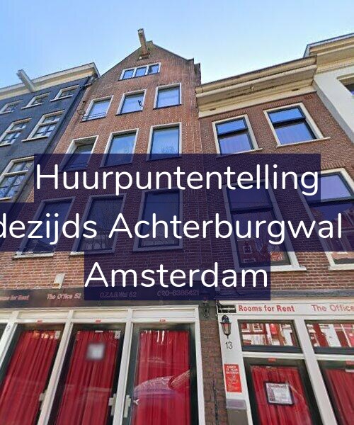 Foto gevel Huurpuntentelling voor Oudezijds Achterburgwal 9-B, Amsterdam