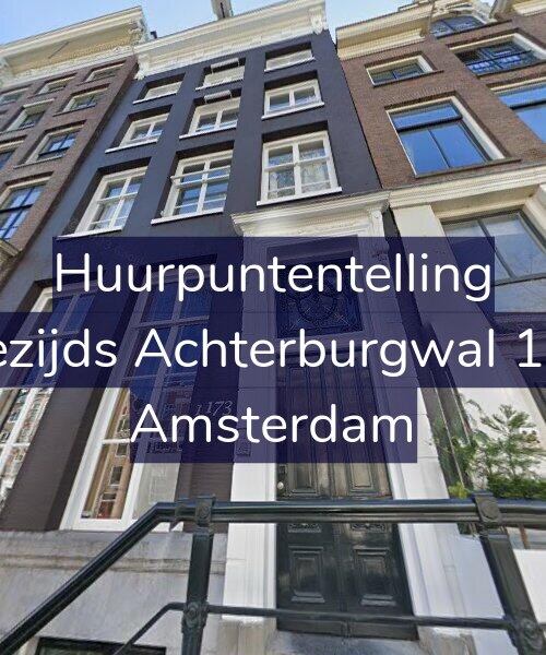 Foto gevel Huurpuntentelling voor Oudezijds Achterburgwal 173-B, Amsterdam