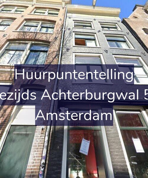 Foto gevel Huurpuntentelling voor Oudezijds Achterburgwal 56-B, Amsterdam