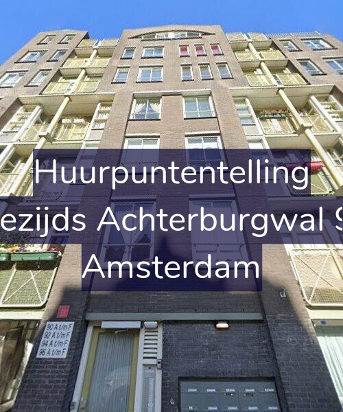 Foto gevel Huurpuntentelling voor Oudezijds Achterburgwal 90-F, Amsterdam