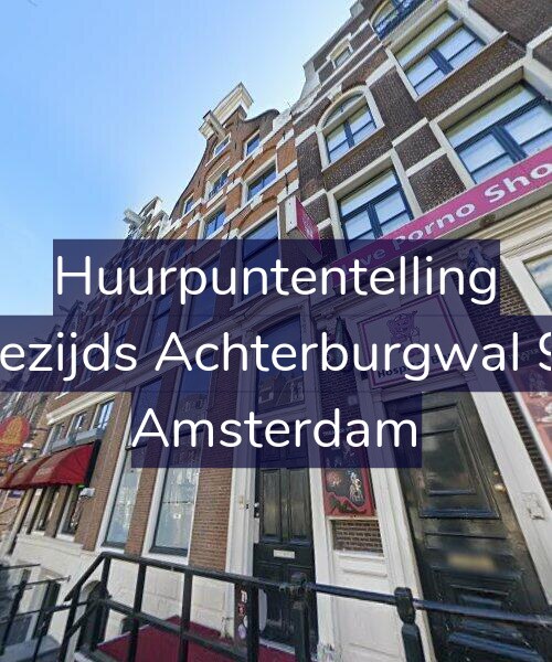 Foto gevel Huurpuntentelling voor Oudezijds Achterburgwal 95-1, Amsterdam