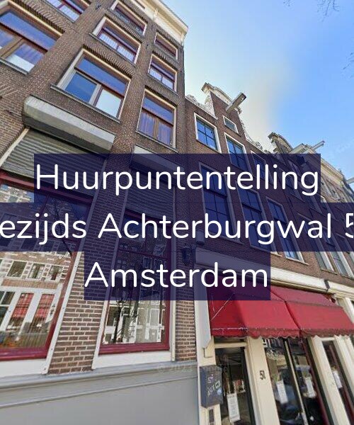 Foto gevel Huurpuntentelling voor Oudezijds Achterburgwal 51-B, Amsterdam