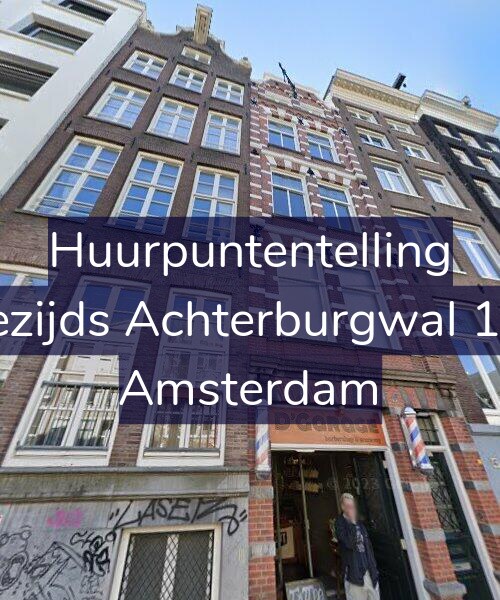 Foto gevel Huurpuntentelling voor Oudezijds Achterburgwal 145-4, Amsterdam
