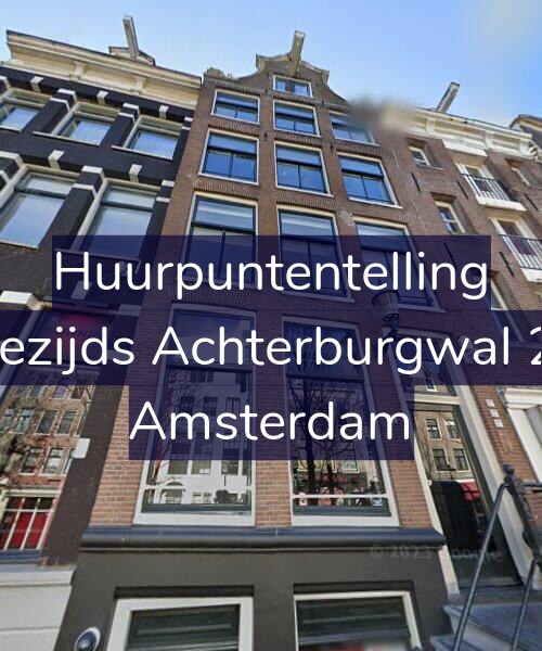 Foto gevel Huurpuntentelling voor Oudezijds Achterburgwal 27-E, Amsterdam