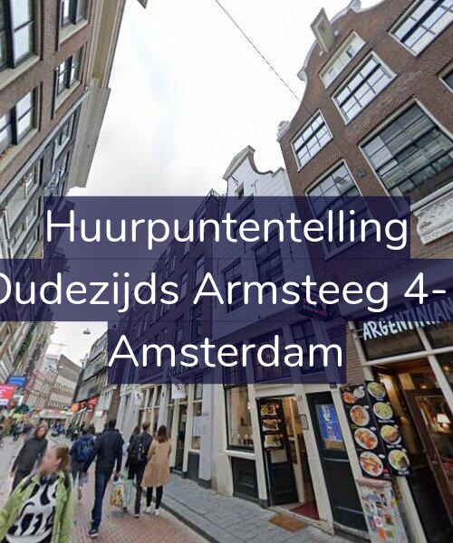 Foto gevel Huurpuntentelling voor Oudezijds Armsteeg 4-E, Amsterdam