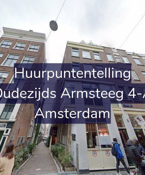Foto gevel Huurpuntentelling voor Oudezijds Armsteeg 4-A, Amsterdam