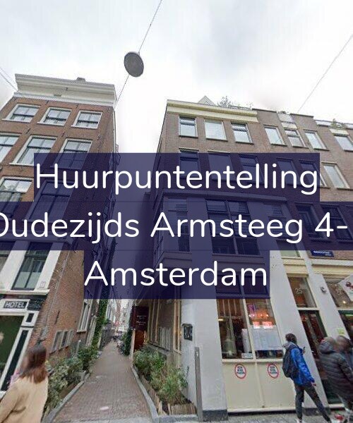 Foto gevel Huurpuntentelling voor Oudezijds Armsteeg 4-F, Amsterdam