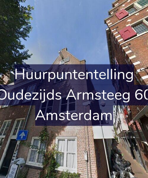 Foto gevel Huurpuntentelling voor Oudezijds Armsteeg 60, Amsterdam