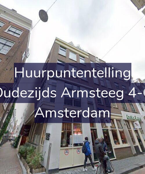 Foto gevel Huurpuntentelling voor Oudezijds Armsteeg 4-C, Amsterdam