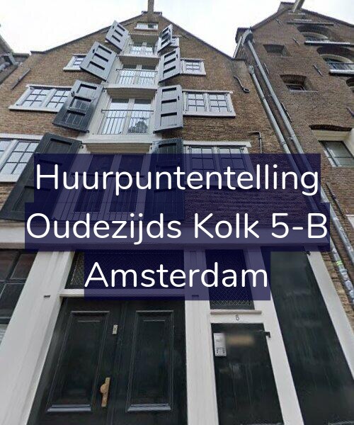 Foto gevel Huurpuntentelling voor Oudezijds Kolk 5-B, Amsterdam