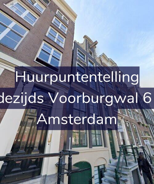 Foto gevel Huurpuntentelling voor Oudezijds Voorburgwal 61-A, Amsterdam