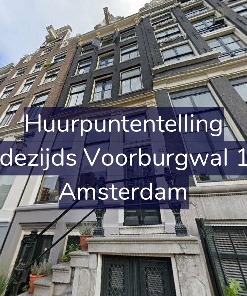 Foto gevel Huurpuntentelling voor Oudezijds Voorburgwal 185, Amsterdam