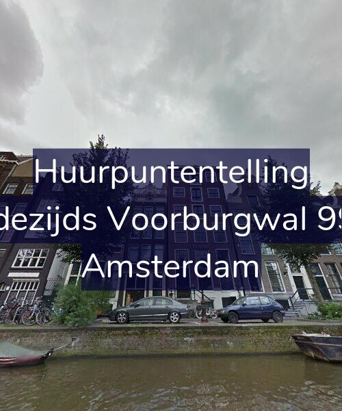 Foto gevel Huurpuntentelling voor Oudezijds Voorburgwal 99-A, Amsterdam