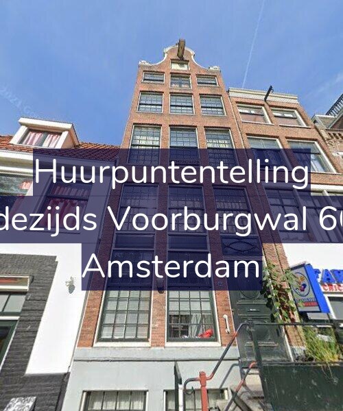 Foto gevel Huurpuntentelling voor Oudezijds Voorburgwal 66-A, Amsterdam