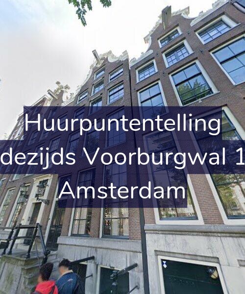 Foto gevel Huurpuntentelling voor Oudezijds Voorburgwal 103, Amsterdam