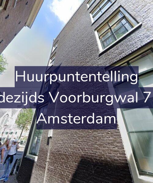 Foto gevel Huurpuntentelling voor Oudezijds Voorburgwal 73-1, Amsterdam