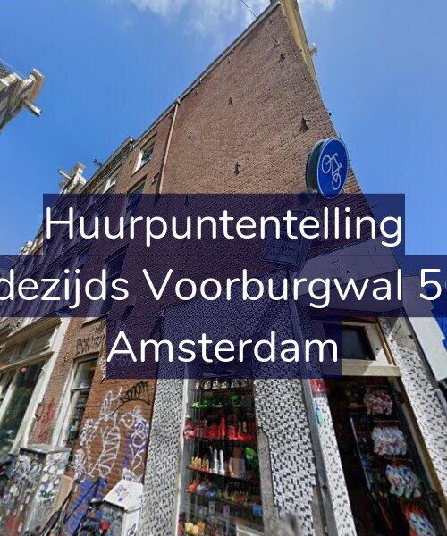 Foto gevel Huurpuntentelling voor Oudezijds Voorburgwal 50-3, Amsterdam