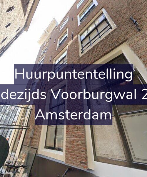 Foto gevel Huurpuntentelling voor Oudezijds Voorburgwal 2-C, Amsterdam