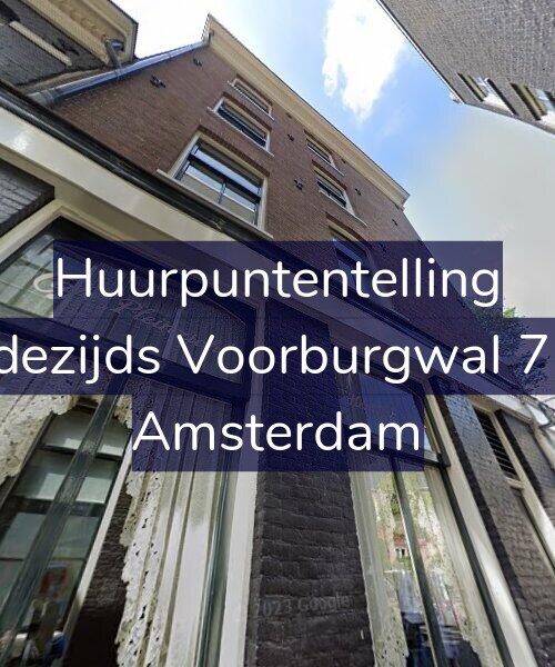 Foto gevel Huurpuntentelling voor Oudezijds Voorburgwal 75-3, Amsterdam