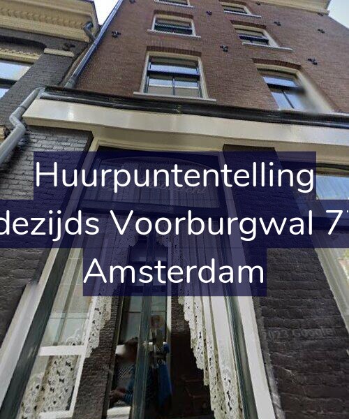 Foto gevel Huurpuntentelling voor Oudezijds Voorburgwal 77-C, Amsterdam
