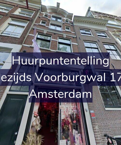 Foto gevel Huurpuntentelling voor Oudezijds Voorburgwal 173-1, Amsterdam