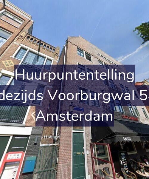 Foto gevel Huurpuntentelling voor Oudezijds Voorburgwal 54-1, Amsterdam