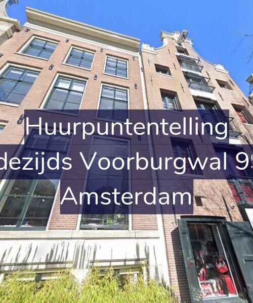 Foto gevel Huurpuntentelling voor Oudezijds Voorburgwal 99-B, Amsterdam