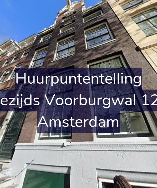 Foto gevel Huurpuntentelling voor Oudezijds Voorburgwal 127-A, Amsterdam