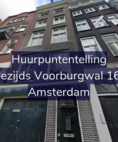 Foto gevel Huurpuntentelling voor Oudezijds Voorburgwal 167-1, Amsterdam