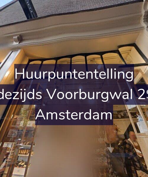 Foto gevel Huurpuntentelling voor Oudezijds Voorburgwal 29-A, Amsterdam