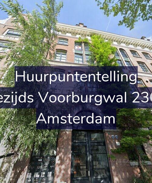 Foto gevel Huurpuntentelling voor Oudezijds Voorburgwal 230-D3, Amsterdam