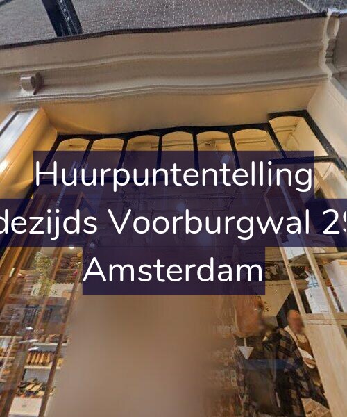 Foto gevel Huurpuntentelling voor Oudezijds Voorburgwal 29-D, Amsterdam