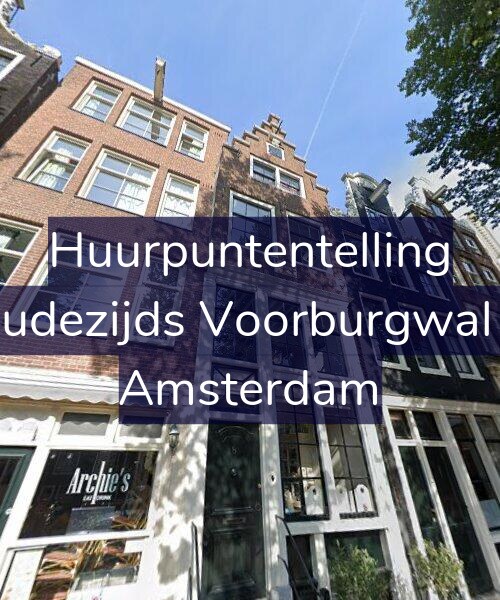 Foto gevel Huurpuntentelling voor Oudezijds Voorburgwal 8, Amsterdam
