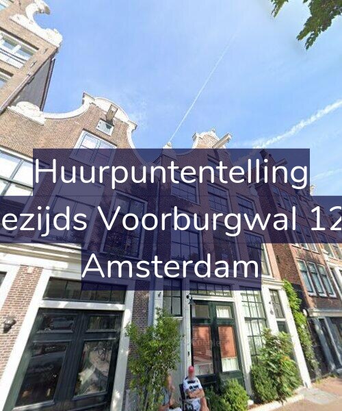Foto gevel Huurpuntentelling voor Oudezijds Voorburgwal 126-B, Amsterdam