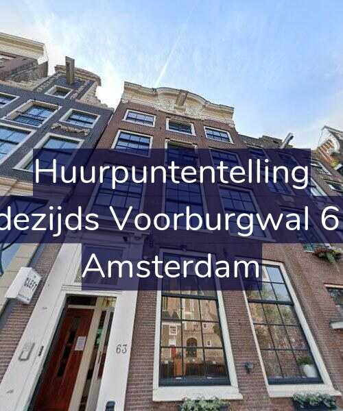 Foto gevel Huurpuntentelling voor Oudezijds Voorburgwal 63-2, Amsterdam