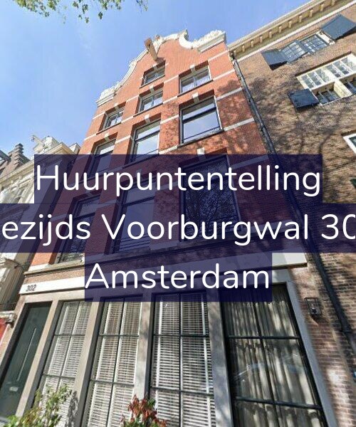 Foto gevel Huurpuntentelling voor Oudezijds Voorburgwal 302-B, Amsterdam