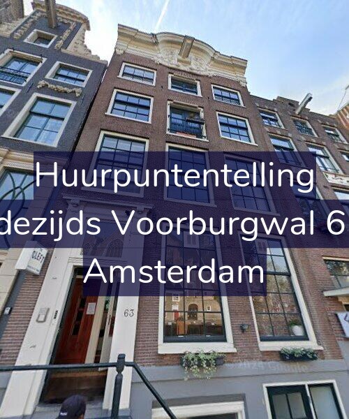 Foto gevel Huurpuntentelling voor Oudezijds Voorburgwal 63-1, Amsterdam