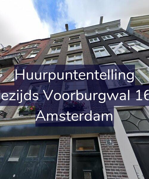 Foto gevel Huurpuntentelling voor Oudezijds Voorburgwal 167-2, Amsterdam