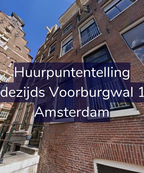 Foto gevel Huurpuntentelling voor Oudezijds Voorburgwal 1-D, Amsterdam