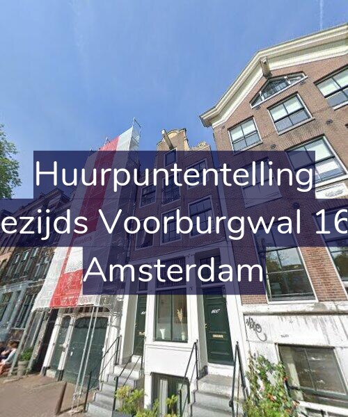 Foto gevel Huurpuntentelling voor Oudezijds Voorburgwal 160-A, Amsterdam