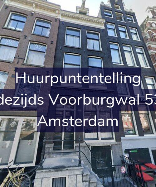 Foto gevel Huurpuntentelling voor Oudezijds Voorburgwal 53-H, Amsterdam