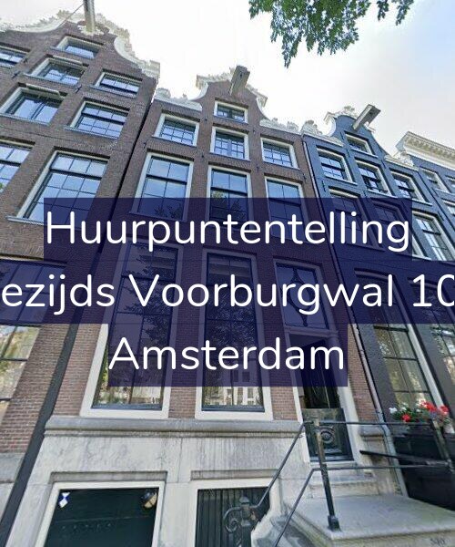 Foto gevel Huurpuntentelling voor Oudezijds Voorburgwal 107-A, Amsterdam