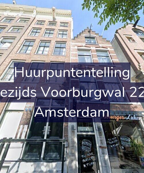 Foto gevel Huurpuntentelling voor Oudezijds Voorburgwal 222-A, Amsterdam