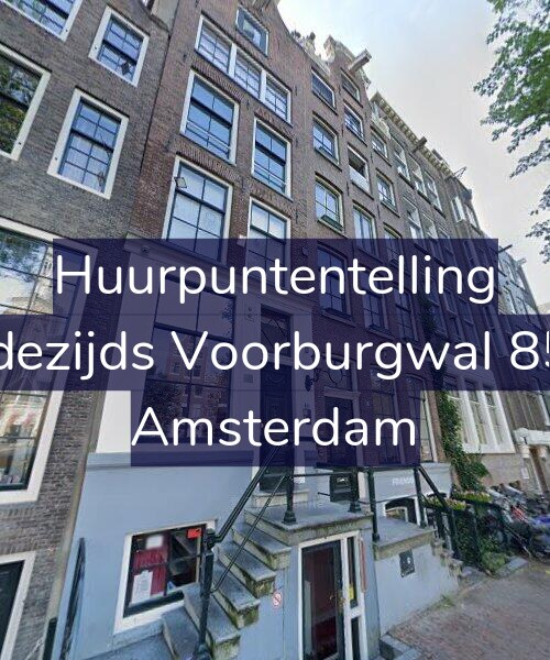 Foto gevel Huurpuntentelling voor Oudezijds Voorburgwal 85-H, Amsterdam