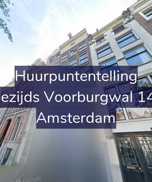 Foto gevel Huurpuntentelling voor Oudezijds Voorburgwal 149-1, Amsterdam