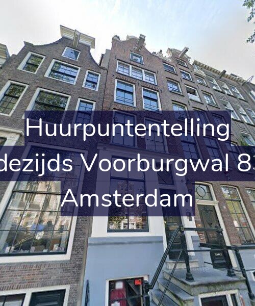 Foto gevel Huurpuntentelling voor Oudezijds Voorburgwal 83-B, Amsterdam